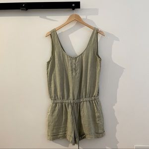 Bella Dahl Linen Romper - Size Small